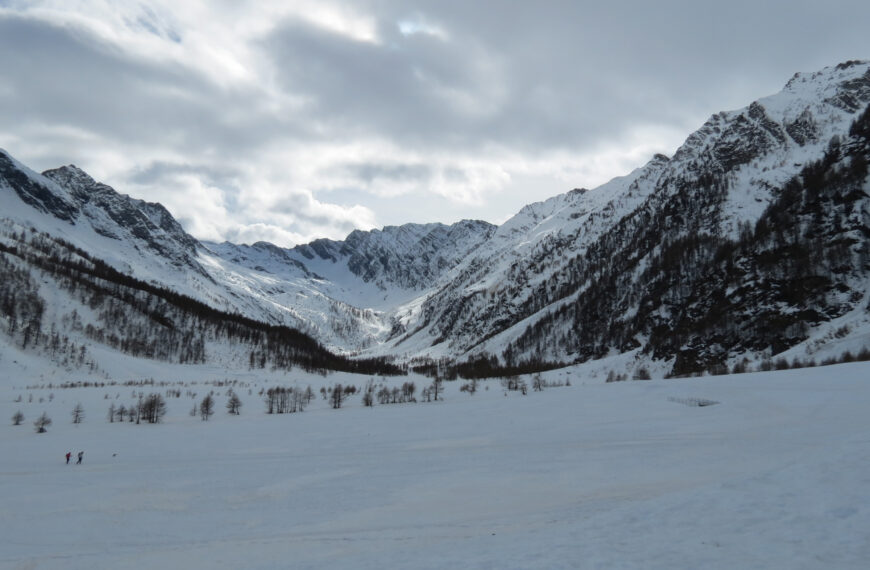 Conca del Prà innevata