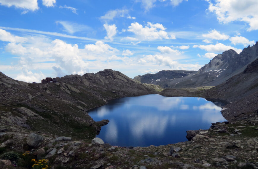 Lago al Rifugio Quintino Sella sul Monviso