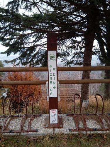 Punto di ricarica bici elettrica presso la Ca' Bianca