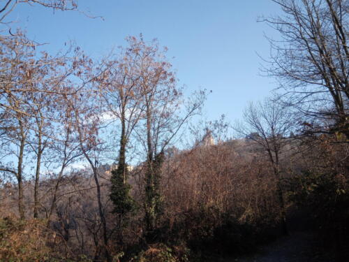 Vista sulla Basilica di Superga dal sentiero n. 28