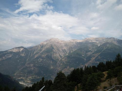 La vista dal rifugio Arlaud