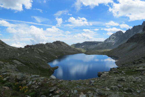 Lago al Rifugio Quintino Sella sul Monviso