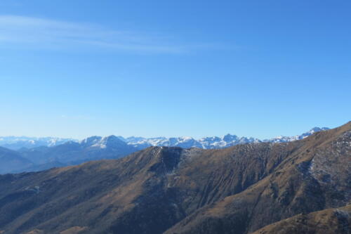 Panorama dal rifugio Alpe Soglia